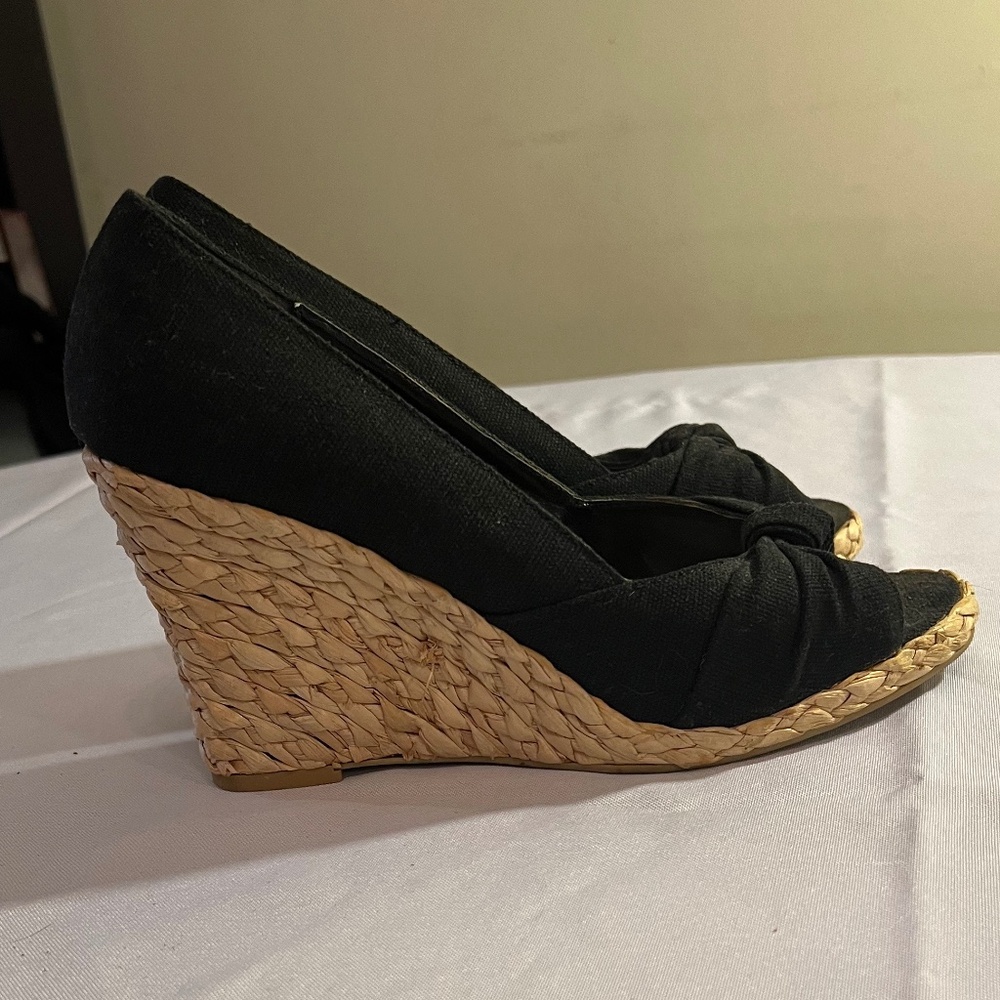 Diba:  Black Espadrilles - Size 10